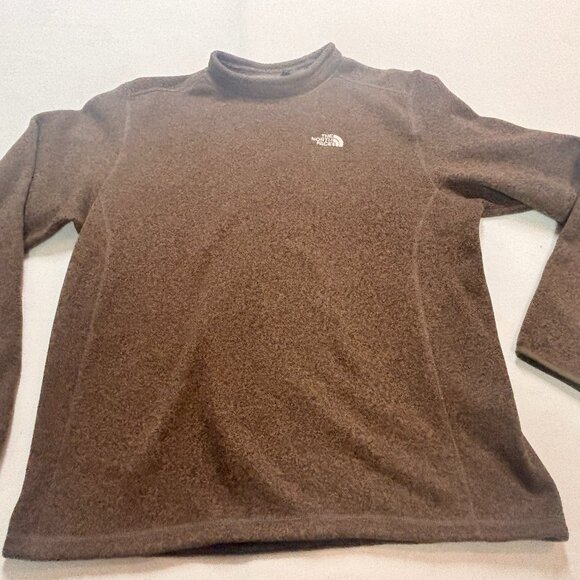 ~~North Face Sweater Mens L Brown Outdoors Hiking Pullover - Picture 1 of 6